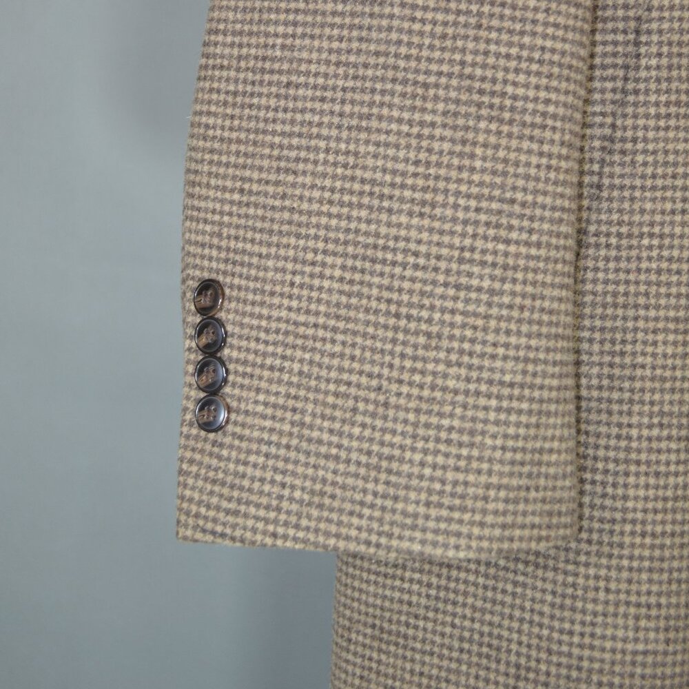 Sean John Brown And Tan Three Button Front Trench… - image 5